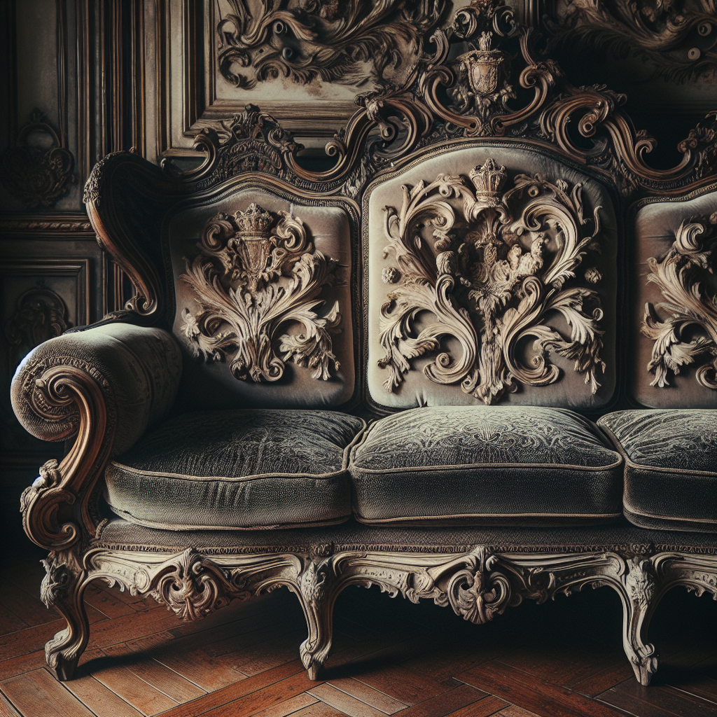 Canapé baroque occasion